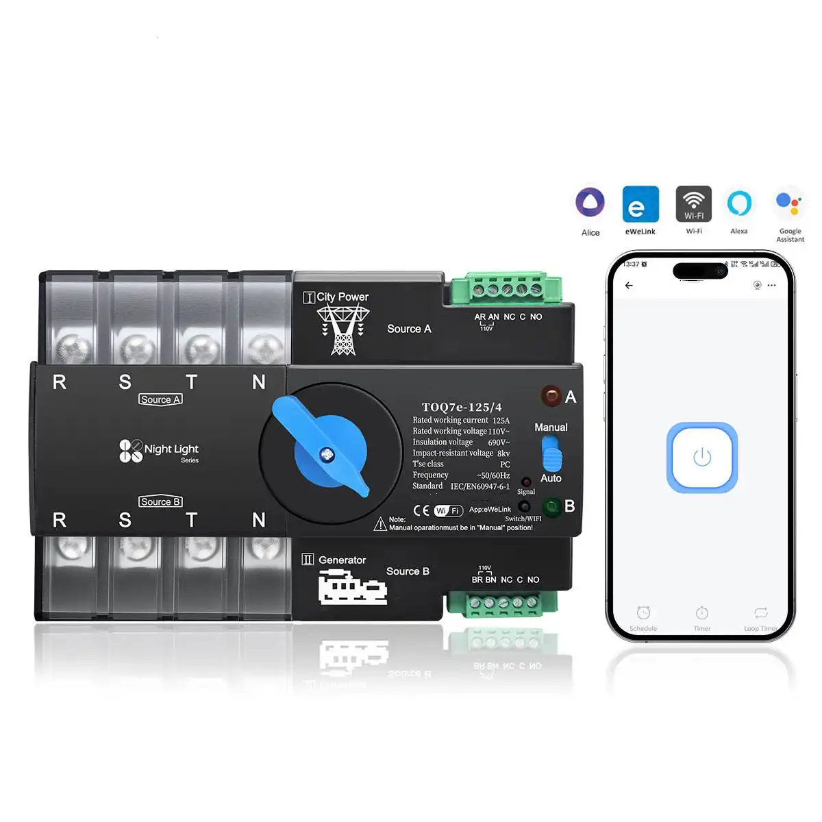 Automatic transfer switch