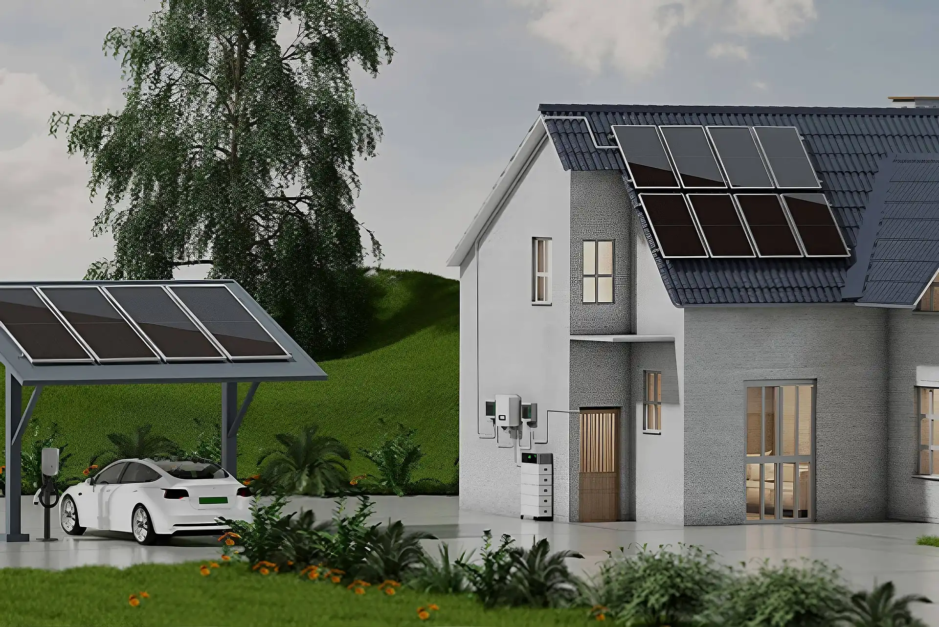 Whole house solar energy system