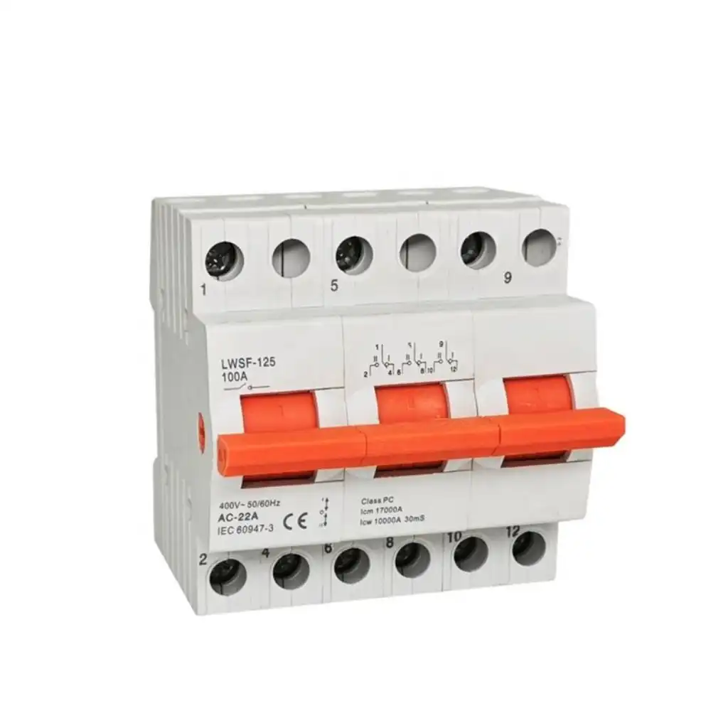Manual transfer switch