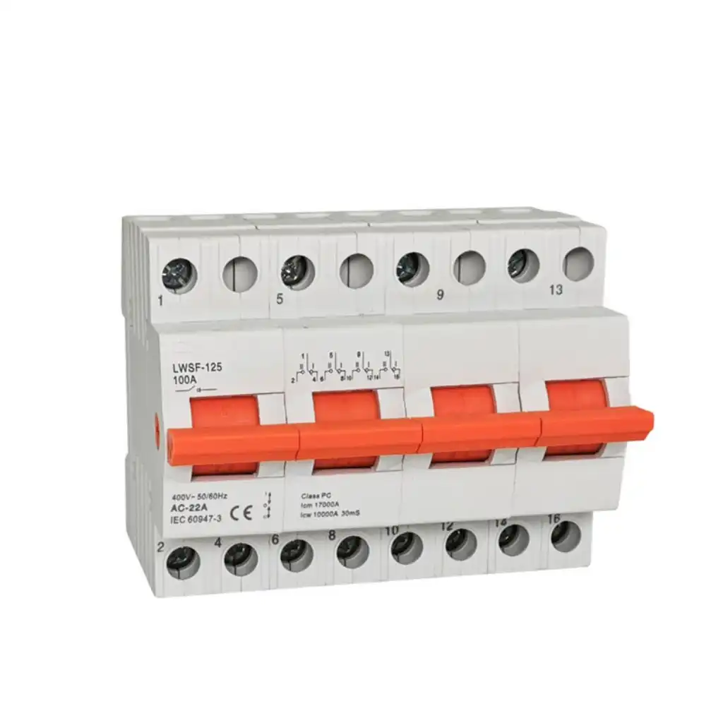 Manual transfer switch