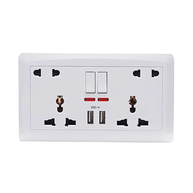 UK wall switch socket